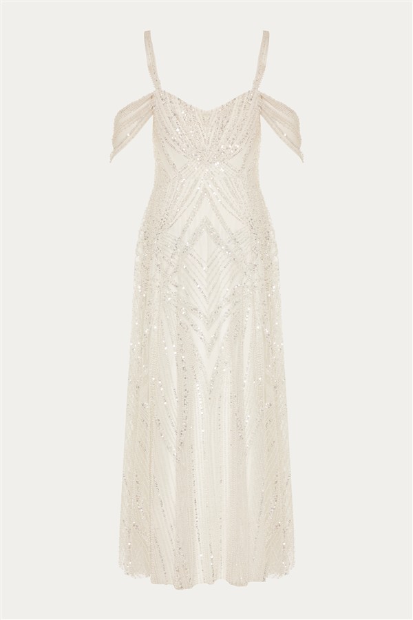NIDODILEDA PRAISE DRESS SILVERY