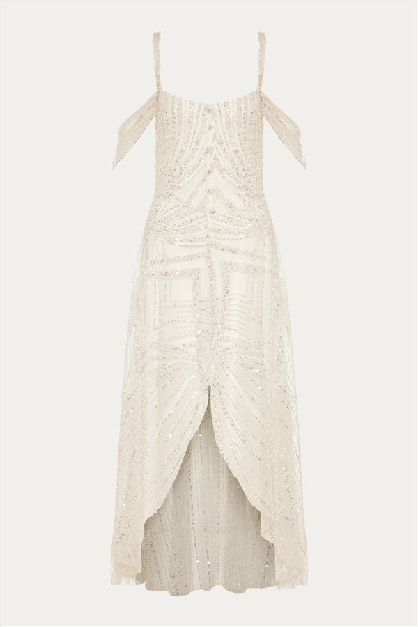 NIDODILEDA PRAISE DRESS SILVERY