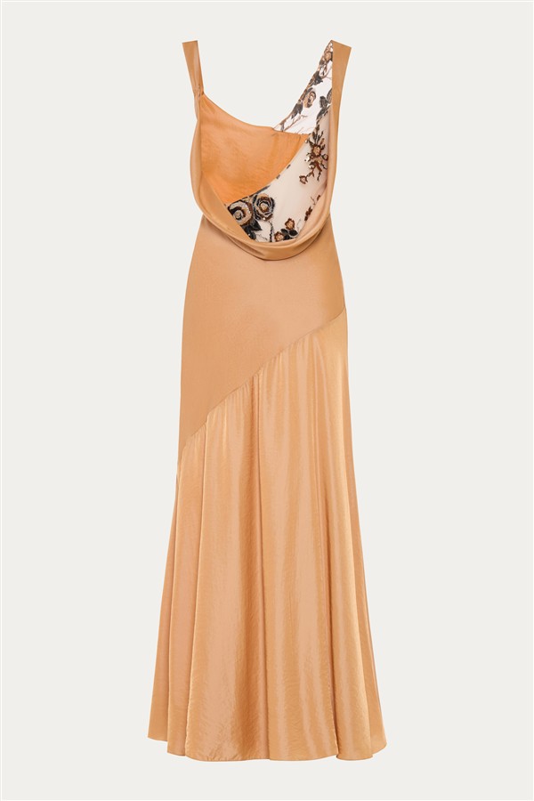 NIDODILEDA RHEA DRESS CHOCOLATE