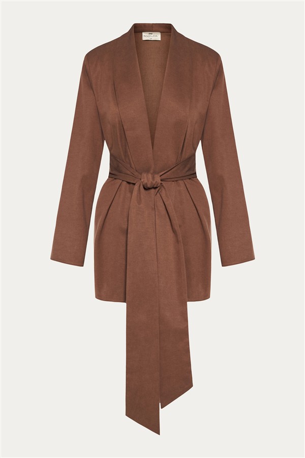 NIDODILEDA RHIA BLAZER BROWN