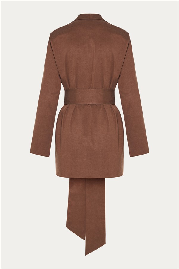 NIDODILEDA RHIA BLAZER BROWN