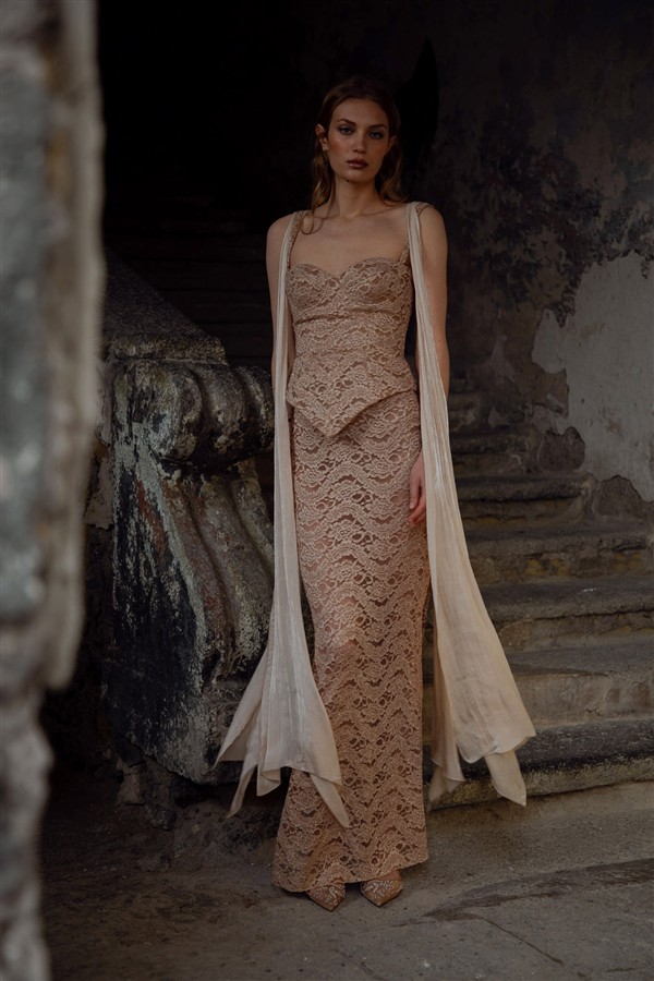 NIDODILEDA RIVERA SKIRT ROSE GOLD