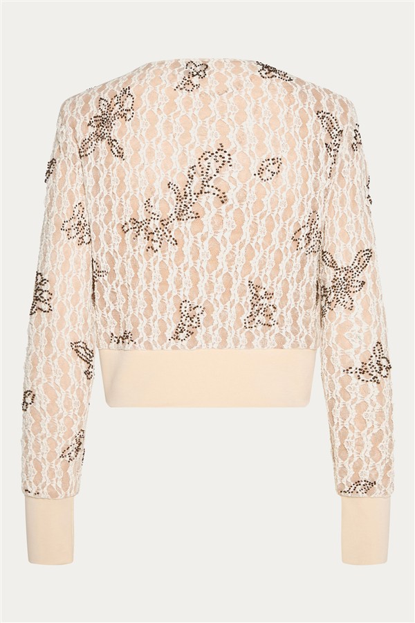 NIDODILEDA ROMY CARDI TOP OFF WHITE