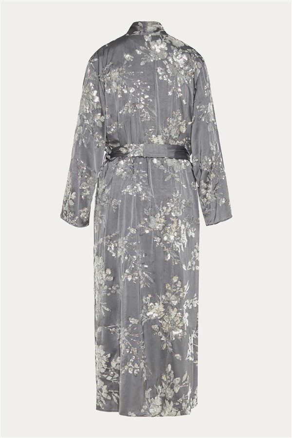 NIDODILEDA SOLE KIMONO GREY/SILVER