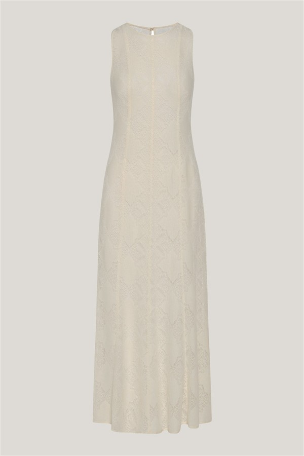 NIDODILEDA SPAN DRESS OFF WHITE