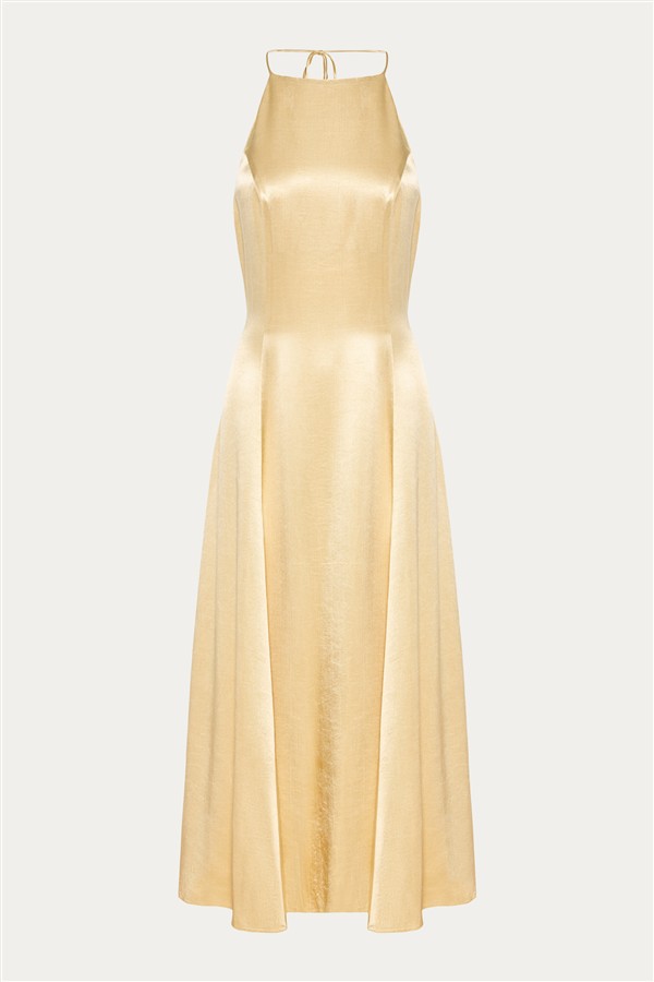 NIDODILEDA STANCE DRESS BUTTER YELLOW