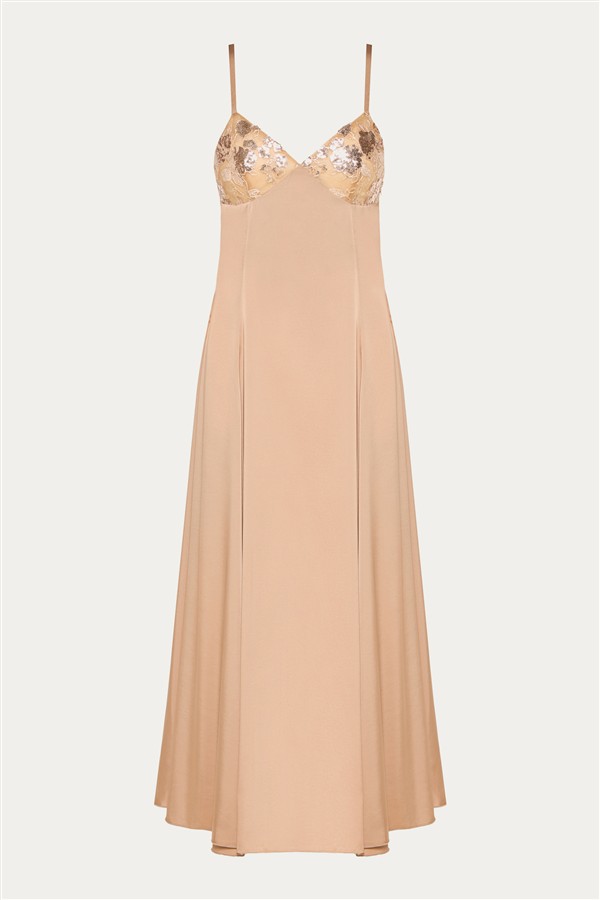 NIDODILEDA UNISON DRESS ROSE GOLD