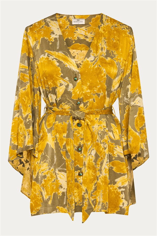 NIDODILEDA VERITY SHIRT MUSTARD/PURO