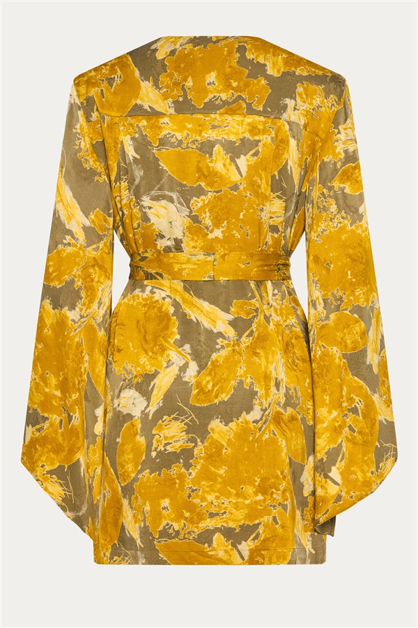 NIDODILEDA VERITY SHIRT MUSTARD/PURO