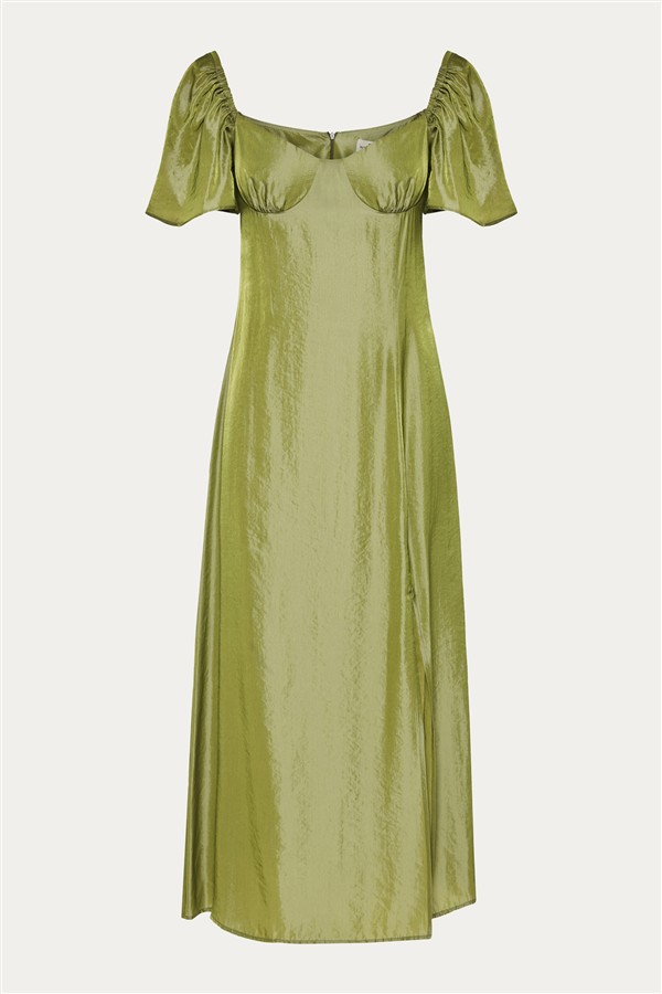 NIDODILEDA VESTIR DRESS OLIVE GREEN