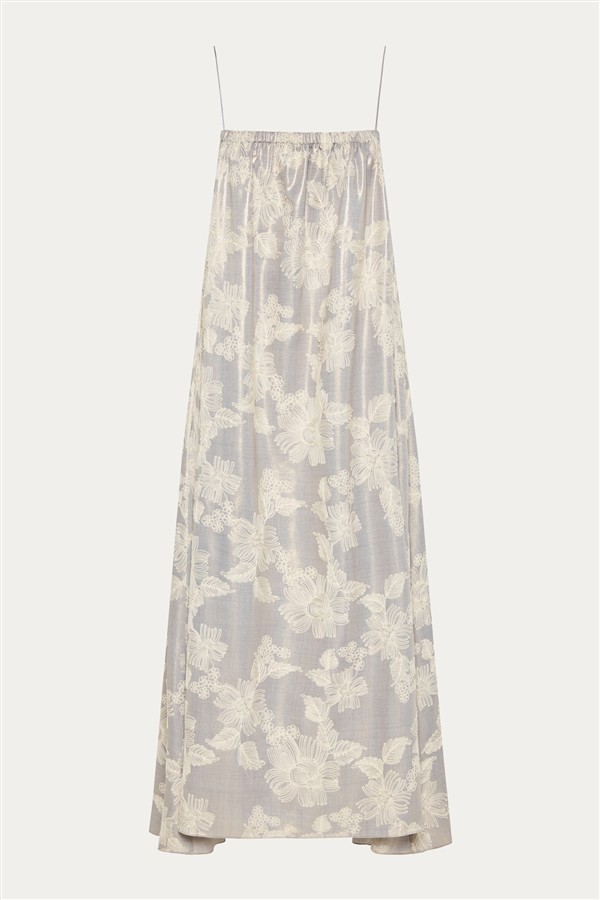 NIDODILEDA VEYRO DRESS GREY BLUE