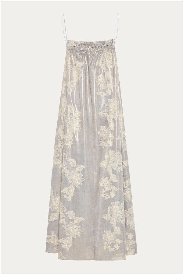 NIDODILEDA VEYRO DRESS GREY BLUE