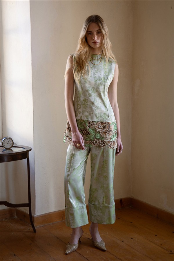 NIDODILEDA WAY PANTS LIGHT GREEN