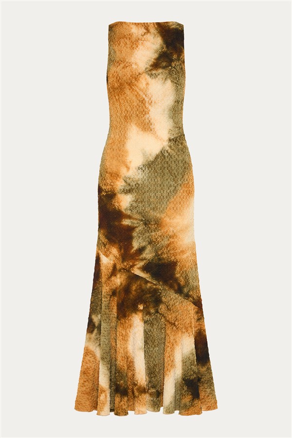 NIDODILEDA WHAREA DRESS BROWN