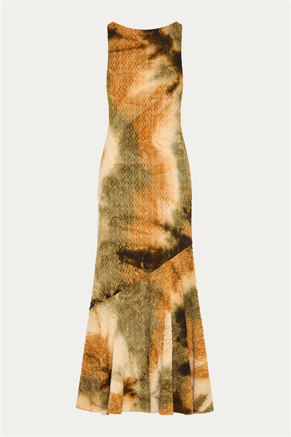 NIDODILEDA WHAREA DRESS BROWN