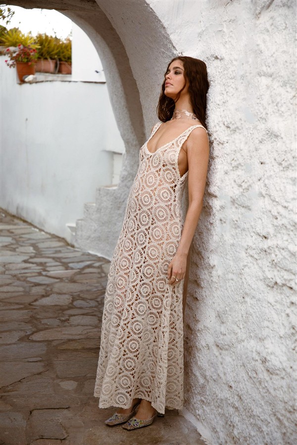 NIDODILEDA YSELLA DRESS OFF WHITE