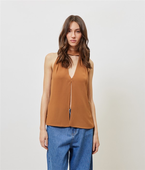 SUNSETGO NOEMI TOP CHOCOLATE