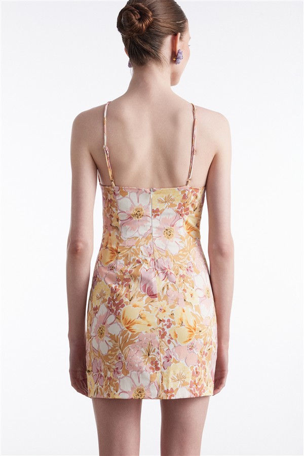 NR ALICE DRESS MINI FLORAL PINK