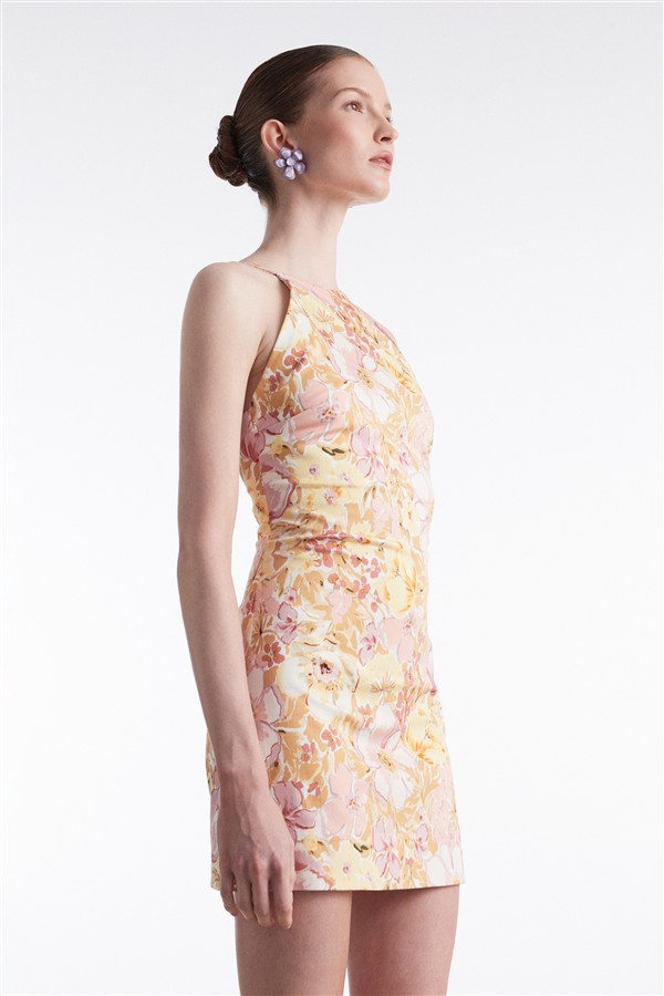 NR ALICE DRESS MINI FLORAL PINK
