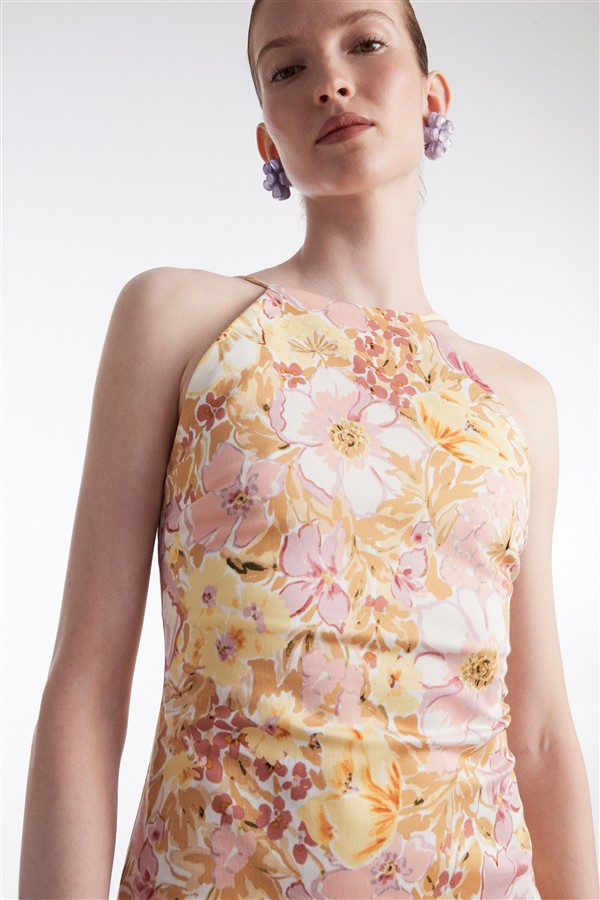 NR ALICE DRESS MINI FLORAL PINK