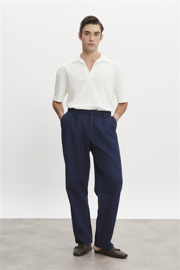 NR AMERICA DENIM TROUSERS DARK BLUE