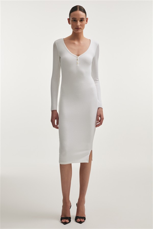 NR ANASA DRESS WHITE