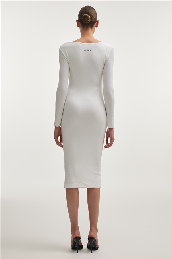 NR ANASA DRESS WHITE