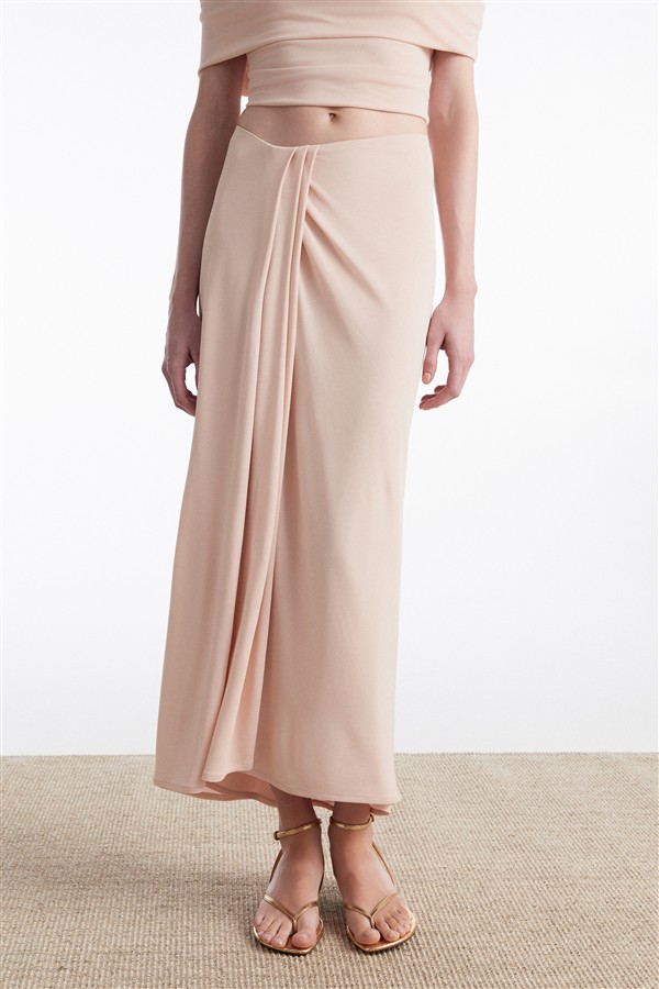 NR ARIA MIDI SKIRT PINK