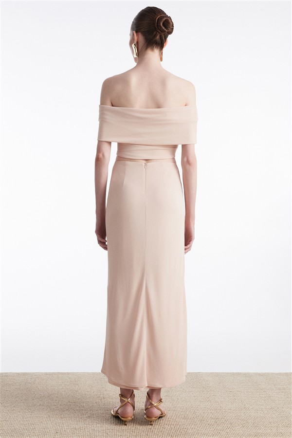 NR ARIA MIDI SKIRT PINK
