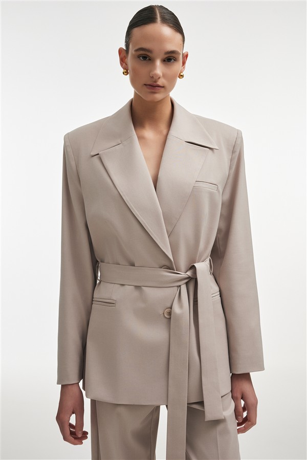NR AURA BLAZER GREY