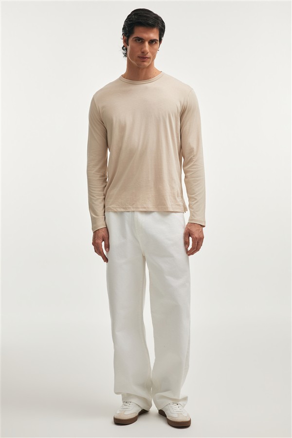 NR BILLIE BLOUSE M/W BEIGE