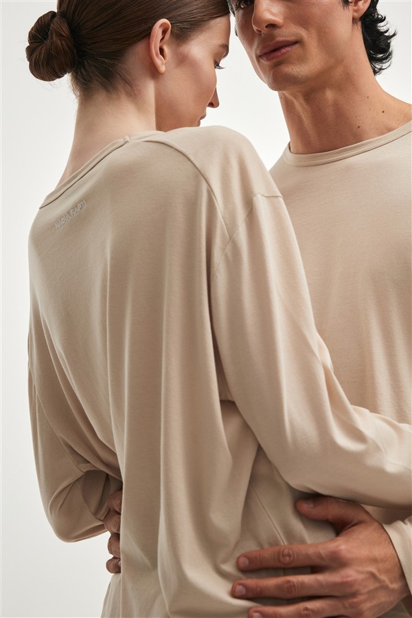 NR BILLIE BLOUSE M/W BEIGE