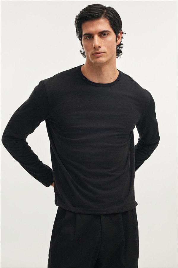 NR BILLIE BLOUSE M/W BLACK