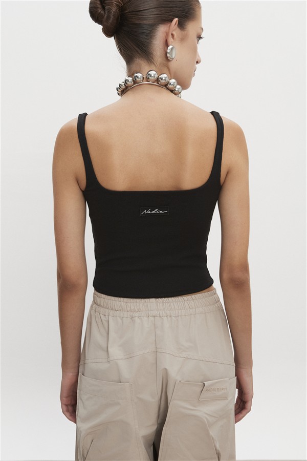 NR BITE TOP BLACK