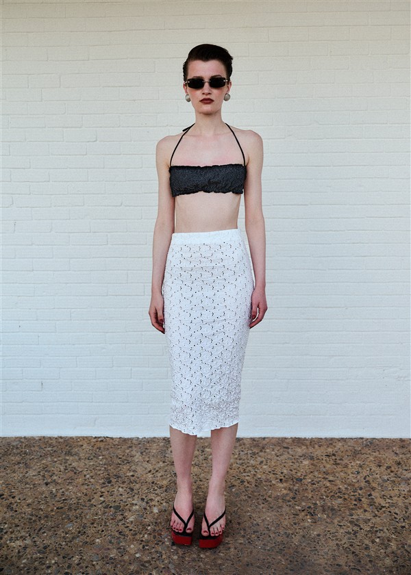 NR BLACK PEARL SKIRT WHITE
