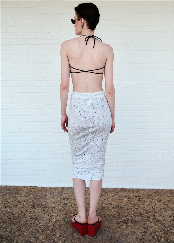 NR BLACK PEARL SKIRT WHITE