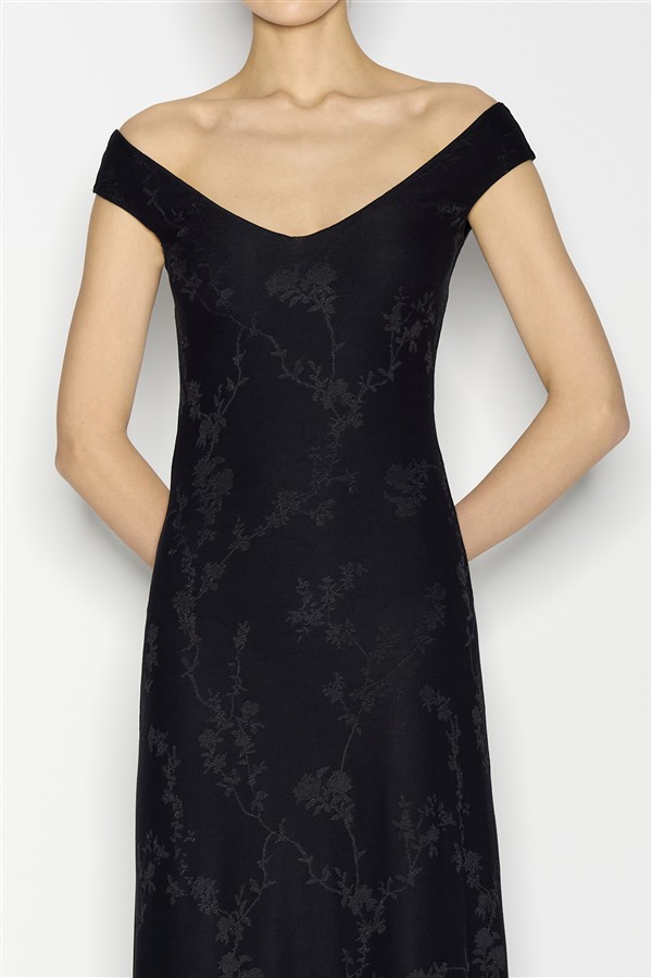 NR CACTUS LONG DRESS BLACK