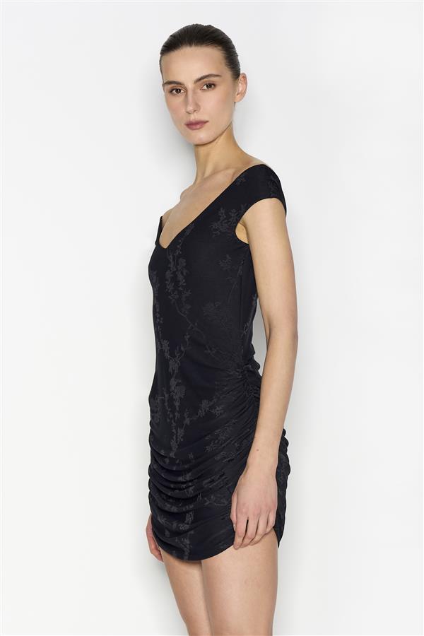 NR CACTUS MINI DRESS BLACK