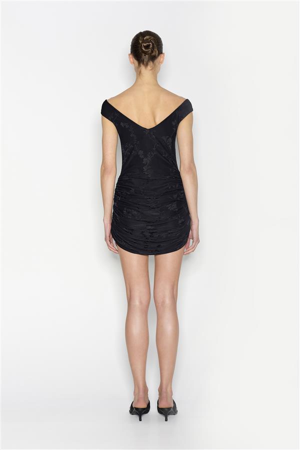 NR CACTUS MINI DRESS BLACK