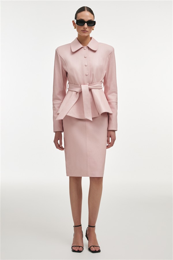 NR CANDY LEATHER SKIRT