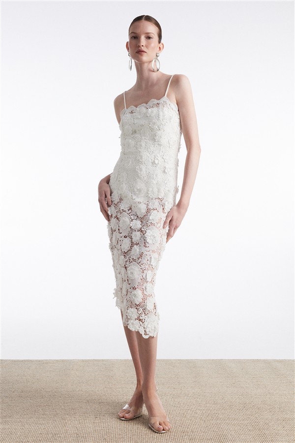 NR CHARLOTTE DRESS WHITE