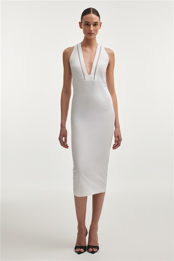 NR DAMA DRESS WHITE