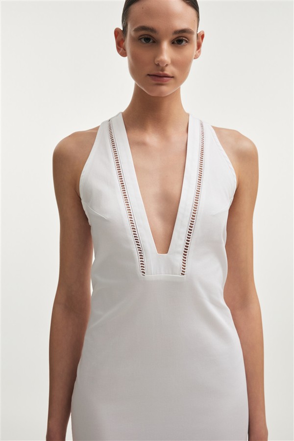 NR DAMA DRESS WHITE