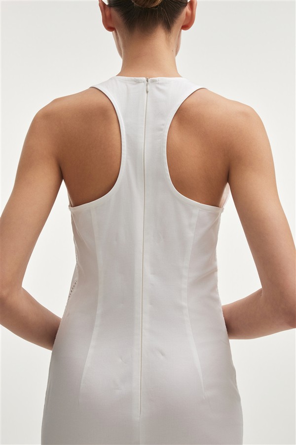 NR DAMA DRESS WHITE