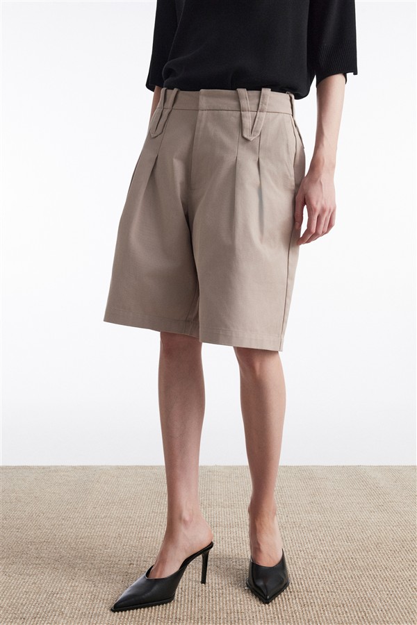 NR DOLLY BERMOUDA M/W GREIGE