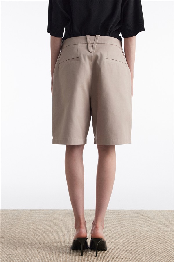 NR DOLLY BERMOUDA M/W GREIGE