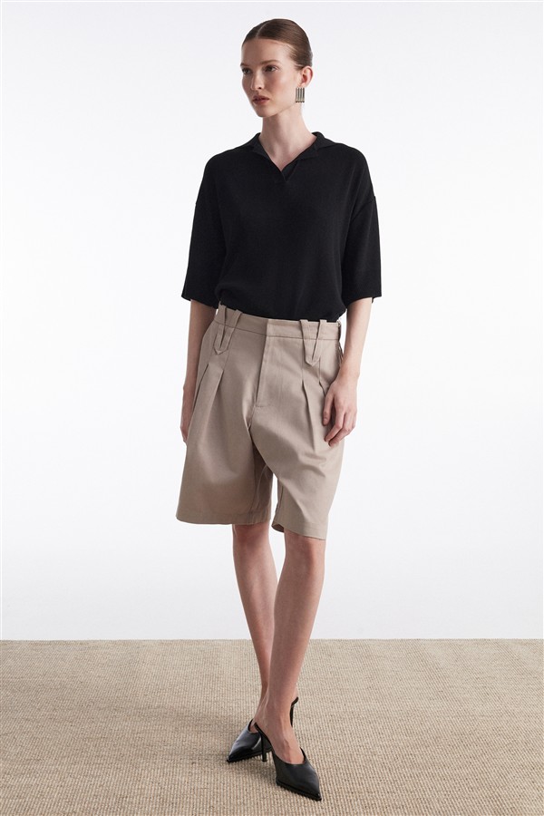 NR DOLLY BERMOUDA M/W GREIGE