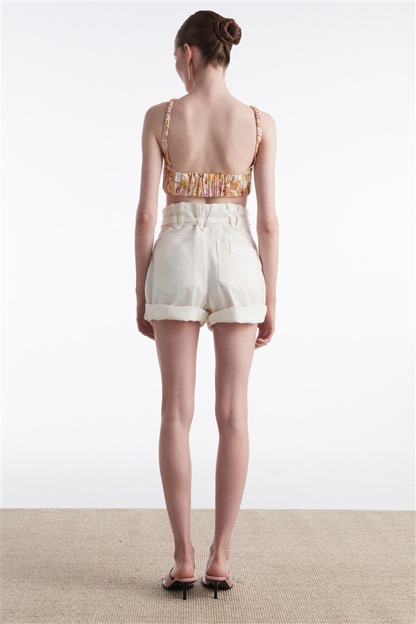 NR DOLLY SHORTS WHITE