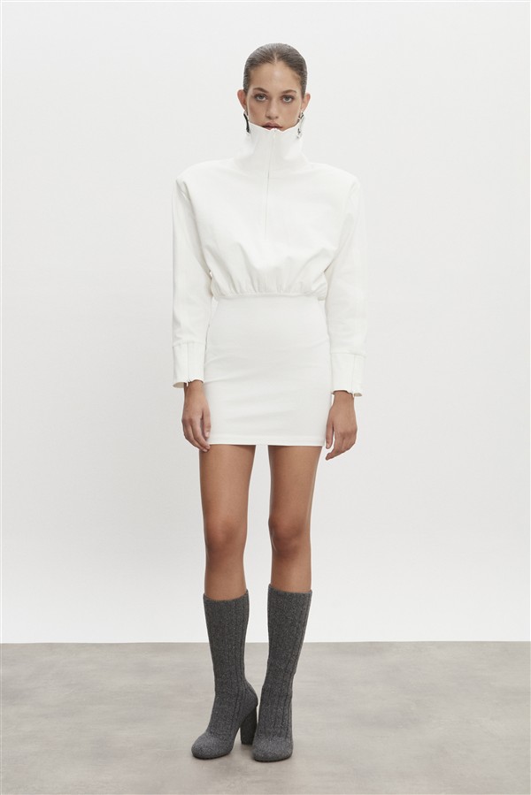 NR DOPE DRESS OFF WHITE