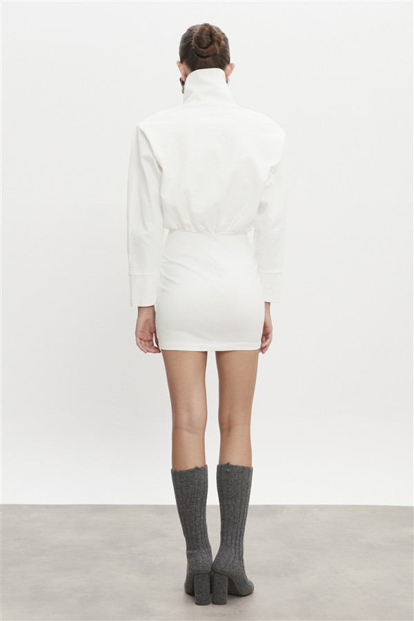 NR DOPE DRESS OFF WHITE